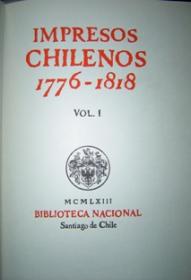 Impresos Chilenos 1776 - 1818